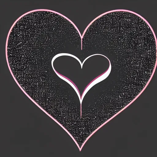 Image similar to dark magical heart logo, 4 k, vector illustration, hd