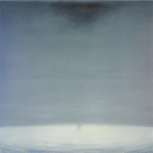 Image similar to the abstract painting'arctic void ', by caspar david friedrich, by rothko