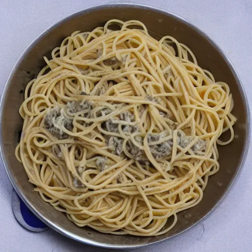 Image similar to pasta made of neutron star