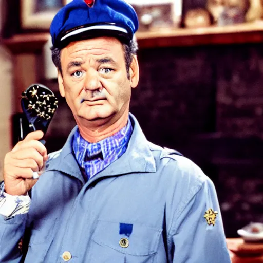 Image similar to bill Murray in the movie White Christmas