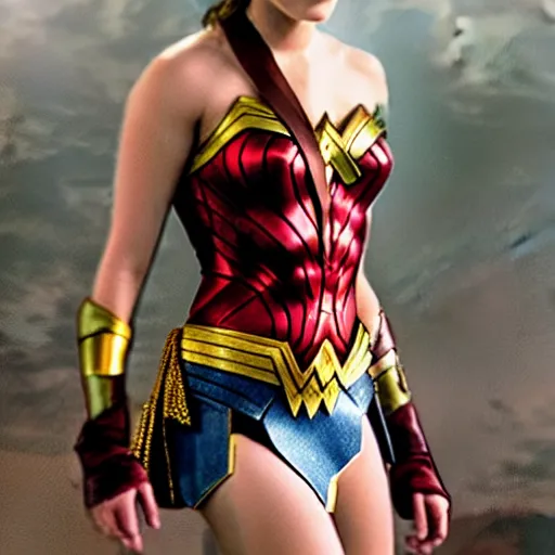 Image similar to Emma Watson as Wonder Woman