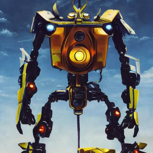 Prompt: an epic painting of minion as evangelion giant robot, mechanism, eva, anime style, evangelion anime, oil on canvas, perfect composition, golden ratio, beautiful detailed, photorealistic, digital painting, concept art, smooth, sharp focus, illustration, artstation trending, octane render, unreal engine