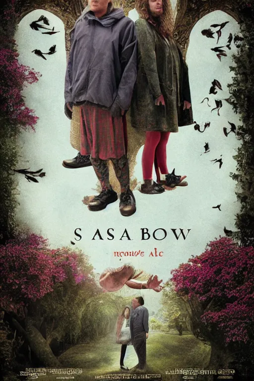 Image similar to as above so below, magical realism, film poster