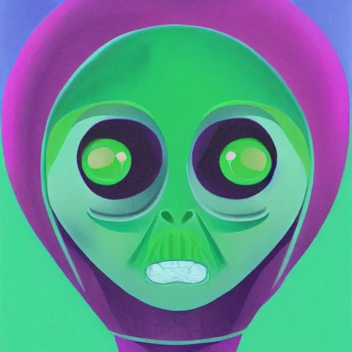 Prompt: alien portrait