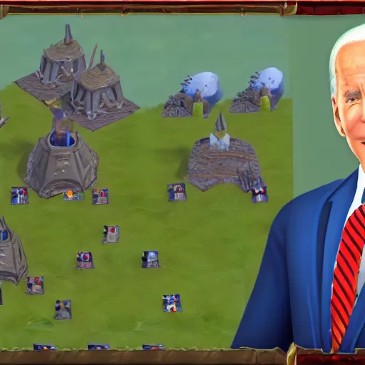 Prompt: joe biden as a runescape character, osrs gameplay