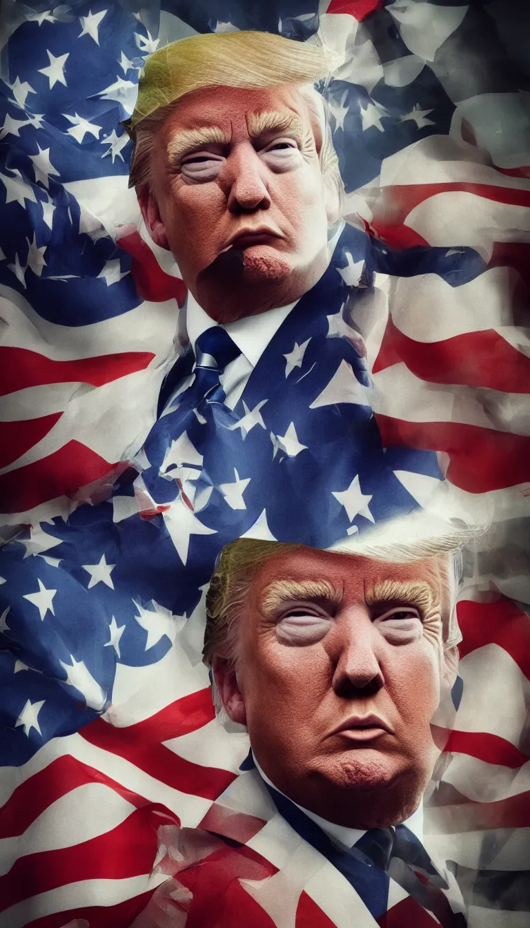 Image similar to vogue photoshoot portrait octane render of untouchable civil war leader donald trump with white background, focus bright colorful pastel exotic vintage boutique hotel lounge, very short depth of field, bokeh