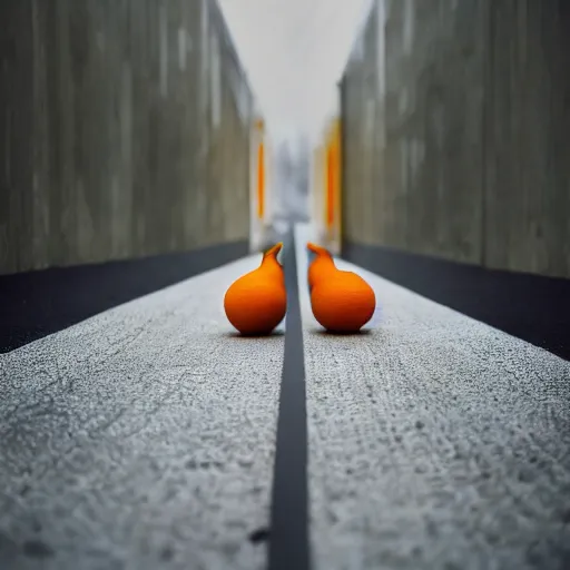 Image similar to a clockwork orange, bold natural colors, national geographic photography, masterpiece, 8 k, raw, unedited, symmetrical balance