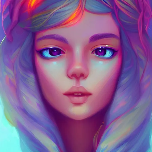 Prompt: portrait of a beautiful hippie, art by lois van baarle and ross tran and sam yang, digital art, high detail, sharp focus, trending on artstation, deviantart, pinterest, 4 k uhd image