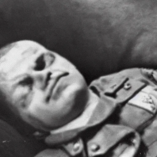 Image similar to photo of a dead american soldier during world war 2