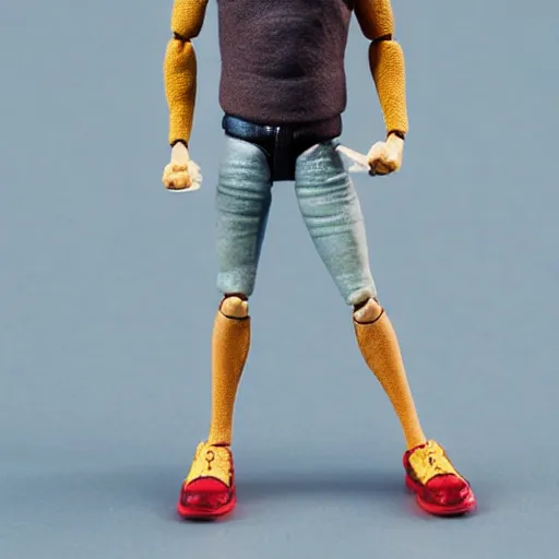 Prompt: Tobias Funke action figure