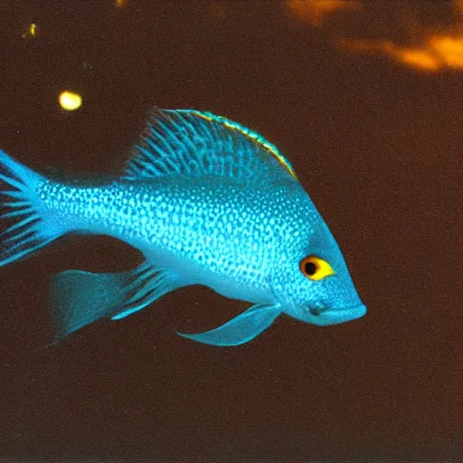 Image similar to Ocean at nights unknown fish species