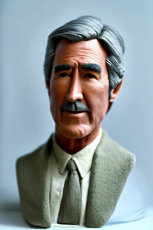 Prompt: a play - doh model of randy mantooth, dramatic lighting, 3 d sculpture, 8 k, beautiful, rich colours, highly detailed photograph