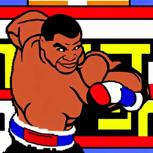 Prompt: mike tyson's punch - out!! toy