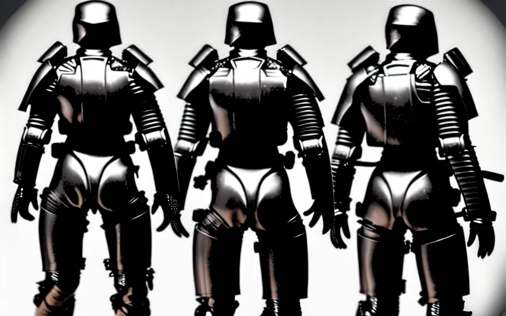 Image similar to war, diverse katana cybersuits, from behind, wide wide angle, vivid, elaborate, highly detailed, beautiful lighting