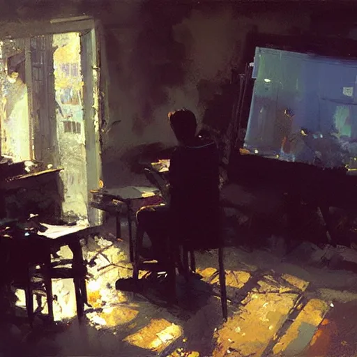 Image similar to the backrooms, liminal space, craig mullins