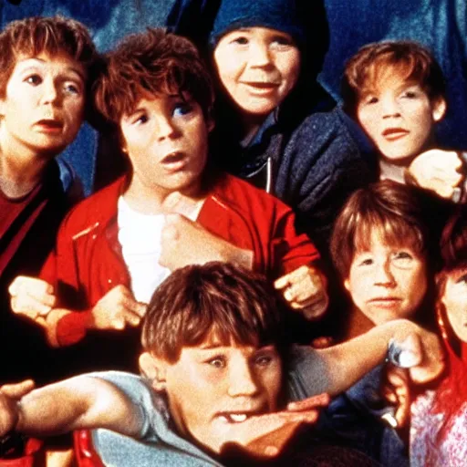 Prompt: the goonies, netflix adaption