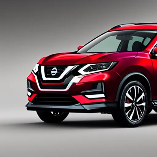 Prompt: 2020 modern nissan Rogue SUV in the style of a GTR R35, GTR in the style of an SUV, SUV Skyline Nissan