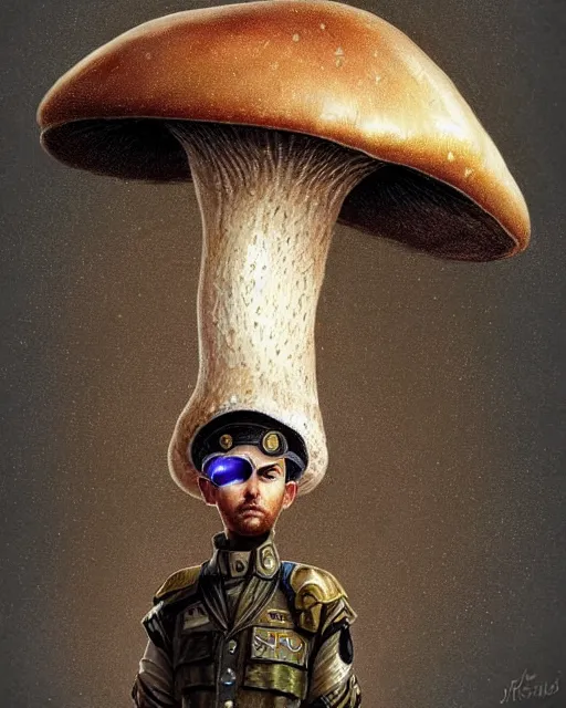 portrait of a mushroom!!!!!!!!!!! ( ( ( ( humanoid ) ) | Stable ...