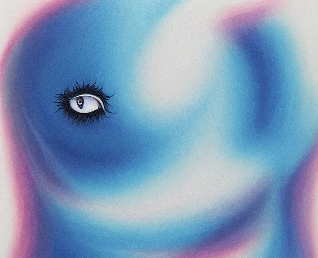 Image similar to beautiful matte airbrush of a glossy water drop dripping on a white background, inspired by 8 0's airbrush illustrations, art by pater sato