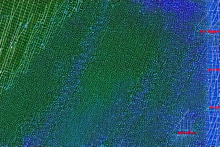 Image similar to closeup view of fjords made out of multiple overlays of simple clean scientific data visualized on top of each other, dots connected by straight lines, tall bar charts, plexus, thick squares and large arrows, waveforms on top of square charts, gaps and pauses, space molecules, radio signals, negative space