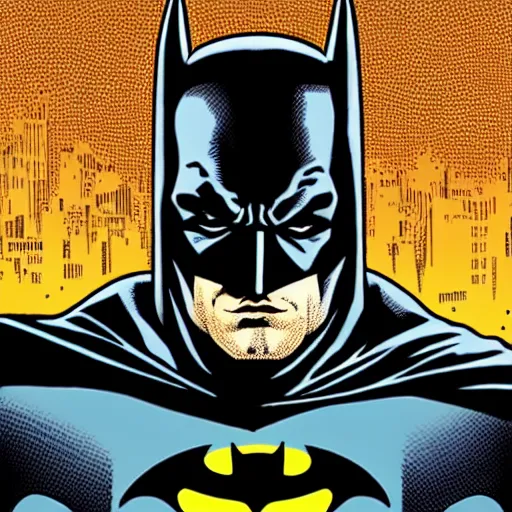 Image similar to portrait of batman, by laurie greasley and james stokoe