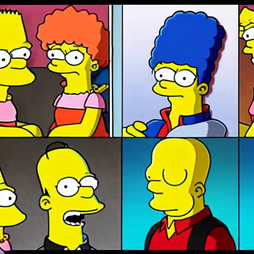 Prompt: simpsons in anime