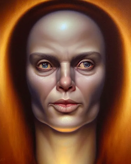 Image similar to detailed portrait of yogurt! as rob lowe by tomasz alen kopera and peter mohrbacher and johanna martine! and margaret keane! coherent luminescent