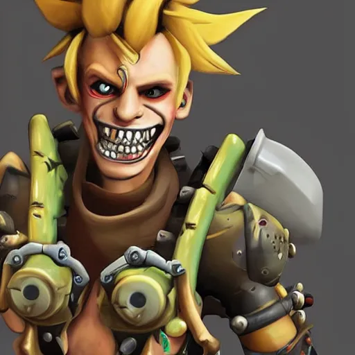 Image similar to junkrat from the video game overwatch