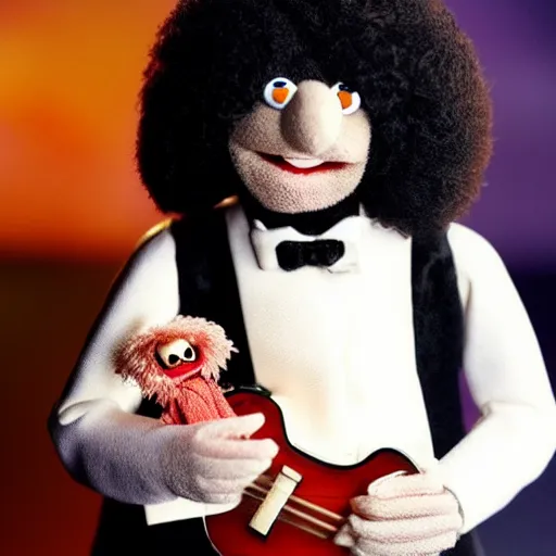 Image similar to jeff lynne as a muppet