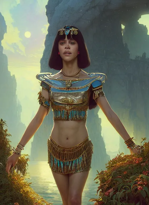 Prompt: highly detailed portrait of young jane fonda as. cleopatra, unreal engine, fantasy art by greg rutkowski, loish, rhads, ferdinand knab, makoto shinkai and lois van baarle, ilya kuvshinov, rossdraws, tom bagshaw, alphonse mucha, global illumination, radiant light, detailed and intricate environment