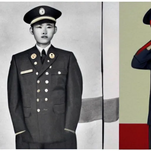 Prompt: bingus wearing a south korean military uniform
