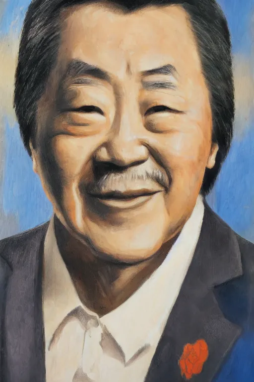 Image similar to portrait in the style of jackie cai