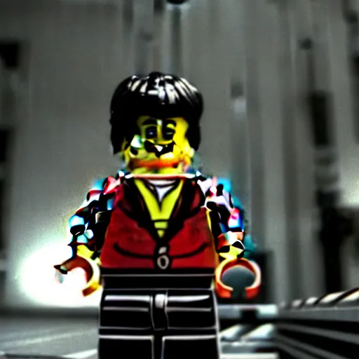 Image similar to (Lego) fight club!!, movie still, cinematic, dramatic, David fincher