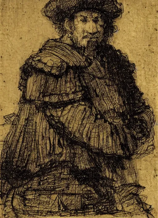 Prompt: dakki. by rembrandt