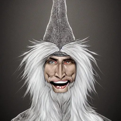 Image similar to extremely detailed cartoon portrait of a white panter with a very long fur and a wizard hat, fantasy, trending on artstation, heroic pose, illustration, highly detailed, profile picture, 8k