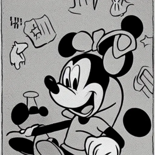 Image similar to mickey mouse in the holocaust