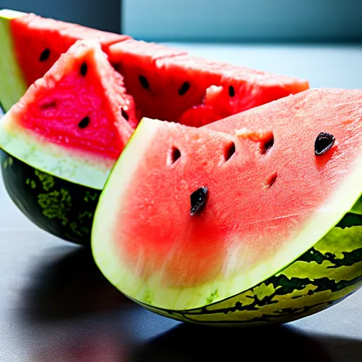 Image similar to watermelon, but inside is just water