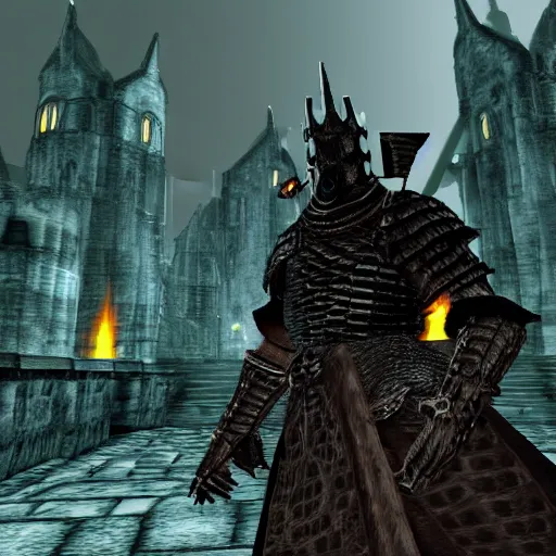 Image similar to Dark Souls in ps1 style