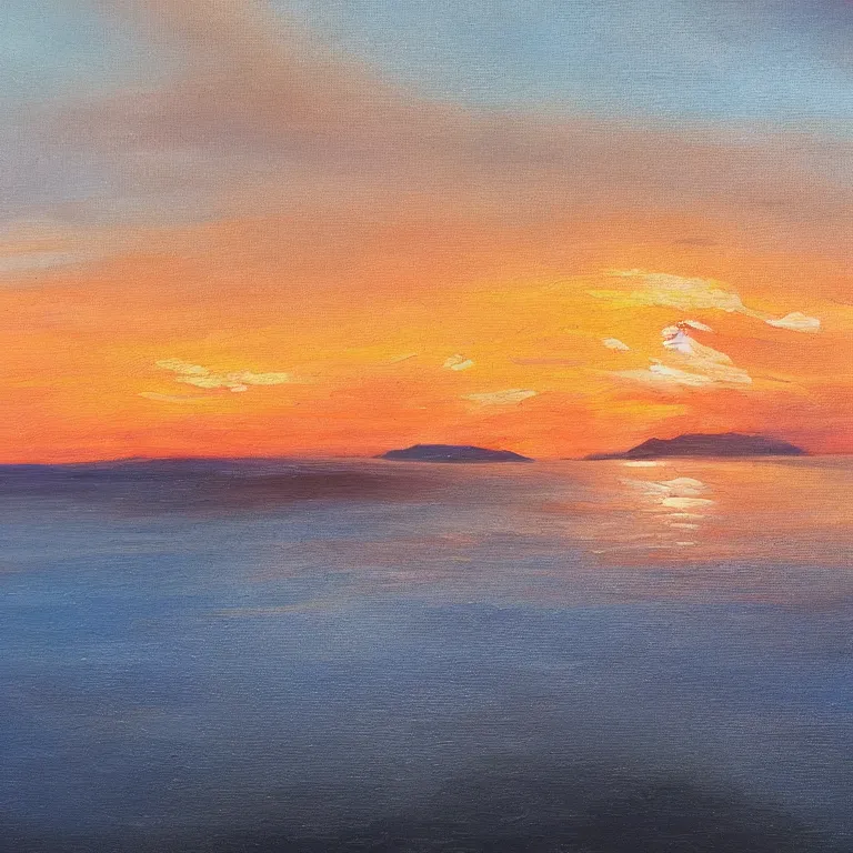 Prompt: norse god and north wind blowing in the norwegian fjord, sea and mountains on the horizon, sunset, oil painting style, 8k,