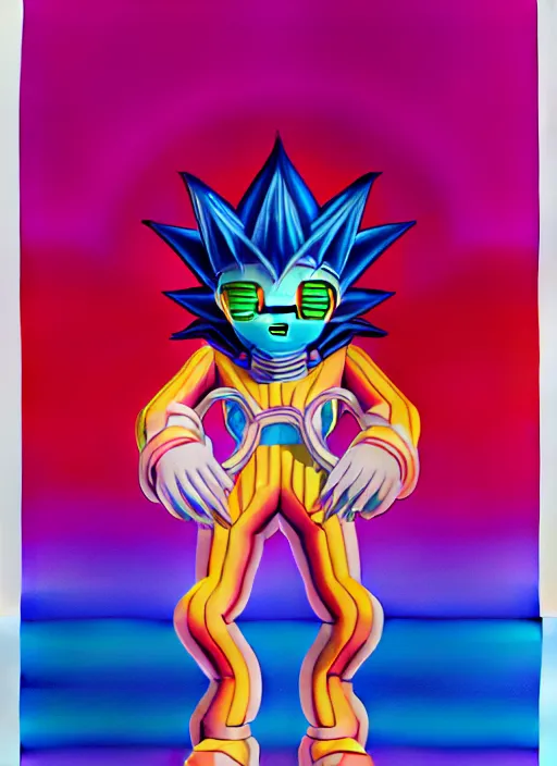 Prompt: yugioh monster by shusei nagaoka, kaws, david rudnick, airbrush on canvas, pastell colours, cell shaded, 8 k