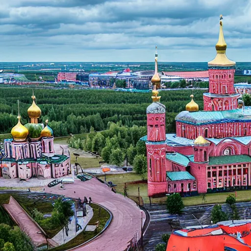 Prompt: barnaul as a capital of the world photo