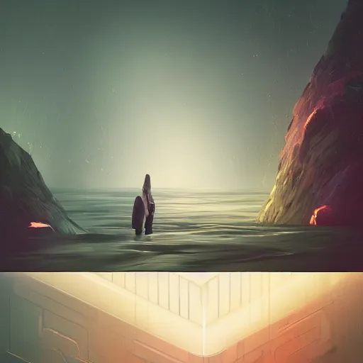 Image similar to liminal space, artwork by tooth wu and wlop and beeple and greg rutkowski