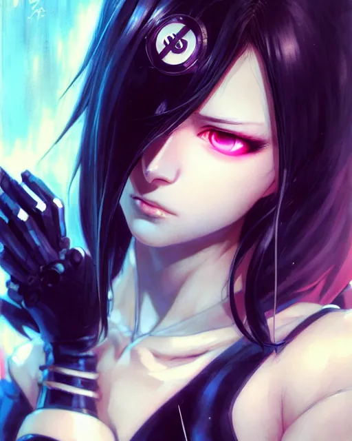 Image similar to portrait anime batman cosplay girl cute - fine - face, pretty face, realistic shaded perfect face, fine details. anime. realistic shaded lighting by katsuhiro otomo ghost - in - the - shell, magali villeneuve, artgerm, rutkowski jeremy lipkin and giuseppe dangelico pino and michael garmash and rob rey