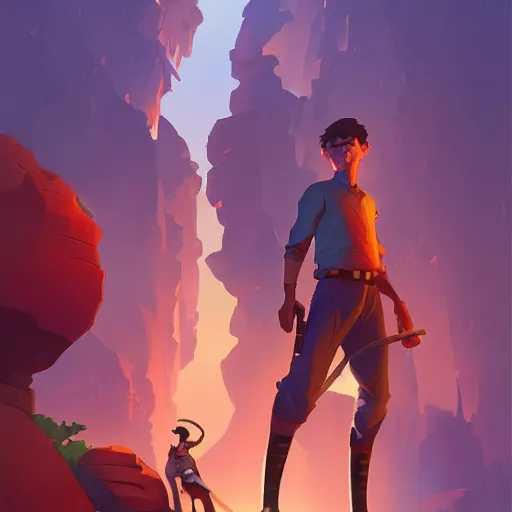 Image similar to hero world george lucas, behance hd by jesper ejsing, by rhads, makoto shinkai and lois van baarle, ilya kuvshinov, rossdraws global illumination