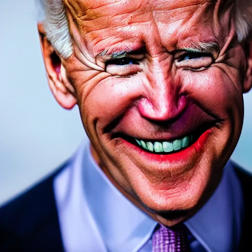 Image similar to joe biden as the joker 4k