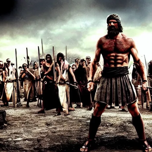 Prompt: this is sparta! HDR, Hollywood movie