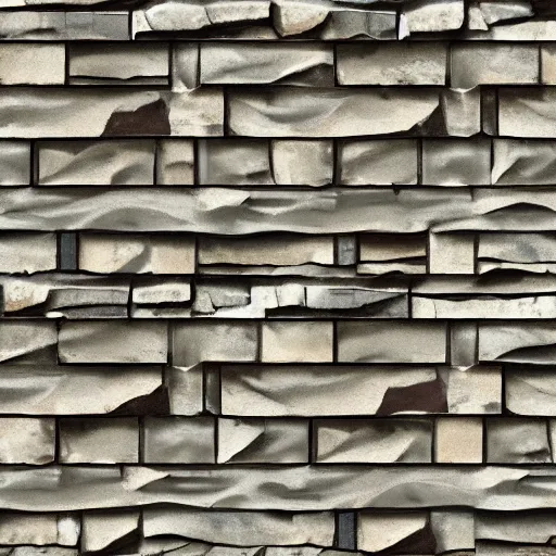 Image similar to a painterly stylized stone cladding texture