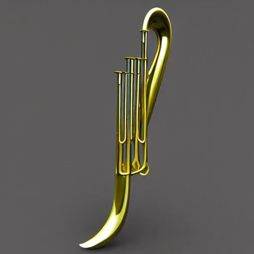 Image similar to 3D Model Trombone High Quality