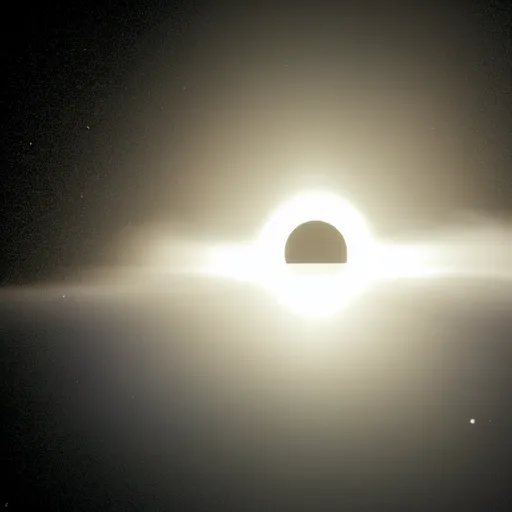 Image similar to dark solar eclipse, small in size, highly detailed, photorealistic shot, bright studio setting, studio lighting, crisp quality and light reflections, unreal engine 5 quality render