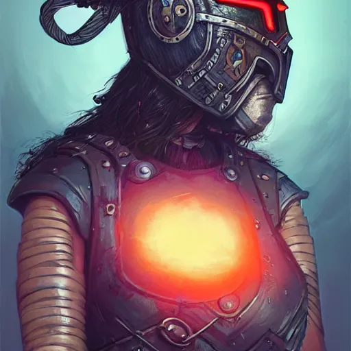 Image similar to cyberpunk viking helmet mask warrior goddess robot ninja fantasy, art gta 5 cover, official fanart behance hd artstation by jesper ejsing, by rhads, makoto shinkai and lois van baarle, ilya kuvshinov, ossdraws